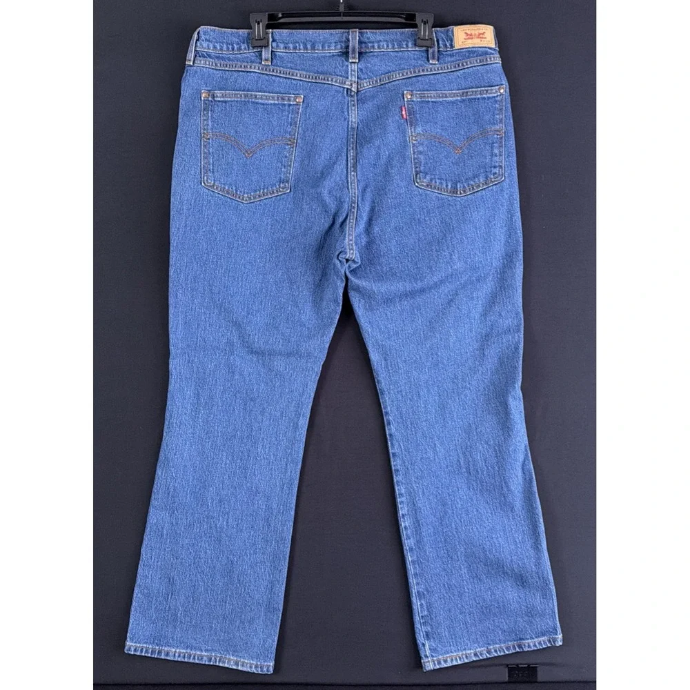 Levis 537 Jean Men 40x30 Boot Cut Regular Stretch Dark Wash Denim Cowboy Western